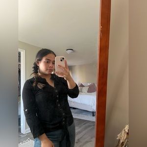 Professional Black Blouse